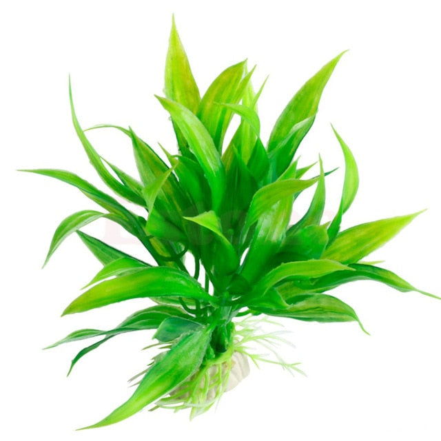 1PCS Artificial Plastic Water Plant Grass Aquarium Decorations  Fish Tank Grass Flower Ornament - foxberryparkproducts