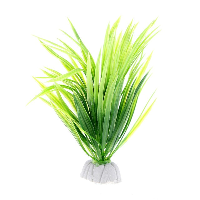1PCS Artificial Plastic Water Plant Grass Aquarium Decorations  Fish Tank Grass Flower Ornament - foxberryparkproducts