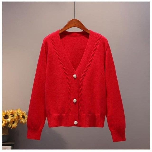 Sweater Cardigan Women Autumn Winter - foxberryparkproducts