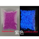 DIY fish Tank Aquarium Luminous Glow Gravel Noctilucent Sand Romantic Sky Blue Fluorescent Particles - foxberryparkproducts