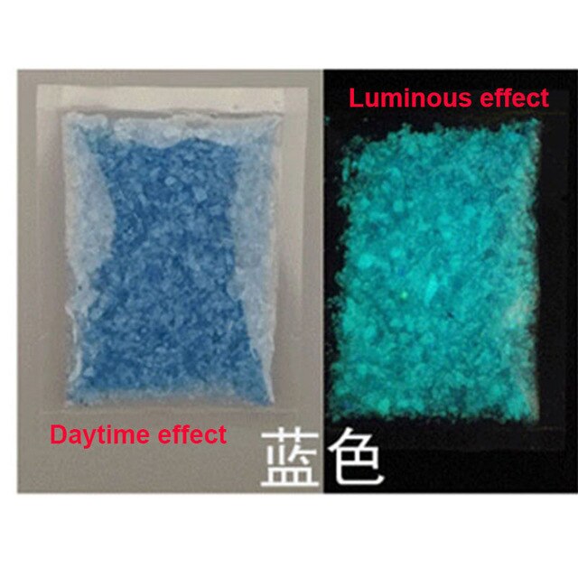 DIY fish Tank Aquarium Luminous Glow Gravel Noctilucent Sand Romantic Sky Blue Fluorescent Particles - foxberryparkproducts