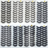 10Pairs 3D Mink Eyelashes Makeup Natural Long False Eyelashes Dramatic Lashes Extension HandMade Fake Eyelash maquiagem - foxberryparkproducts