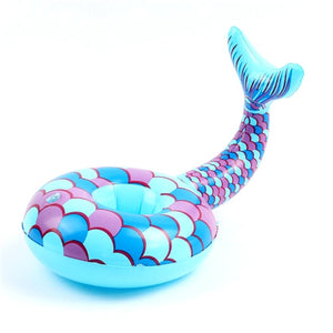 Inflatable Cup Holder Unicorn Flamingo Drink Holder Swimming Pool - foxberryparkproducts