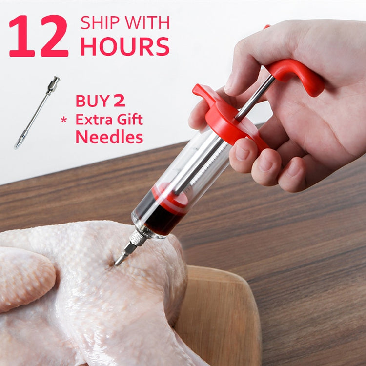 Flavor needle Turkey pork bbq steak meat sauces syringes marinades kitchen accessories Spices cooking tools kitchen gadgets beef - foxberryparkproducts