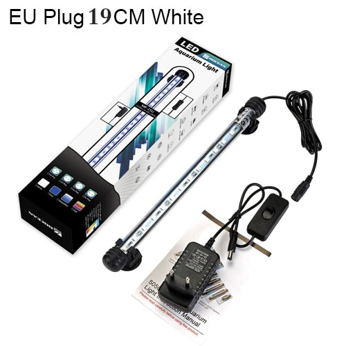Waterproof LED Aquarium Lights Fish Tank Light Bar Blue/White - foxberryparkproducts