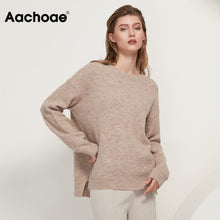 Load image into Gallery viewer, Beautiful O Neck Cashmere Pullover Sweater - foxberryparkproducts
