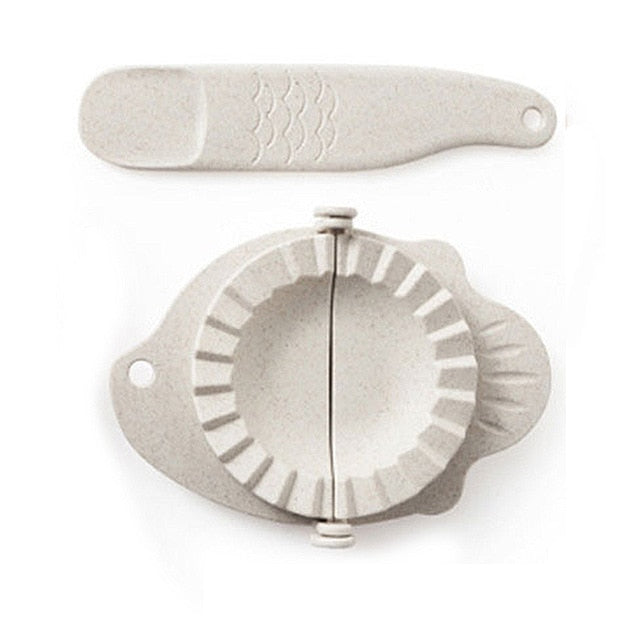2019 New DIY Dumplings Maker Tool Wheat Straw Jiaozi Pierogi Mold Dumpling Accessories - foxberryparkproducts