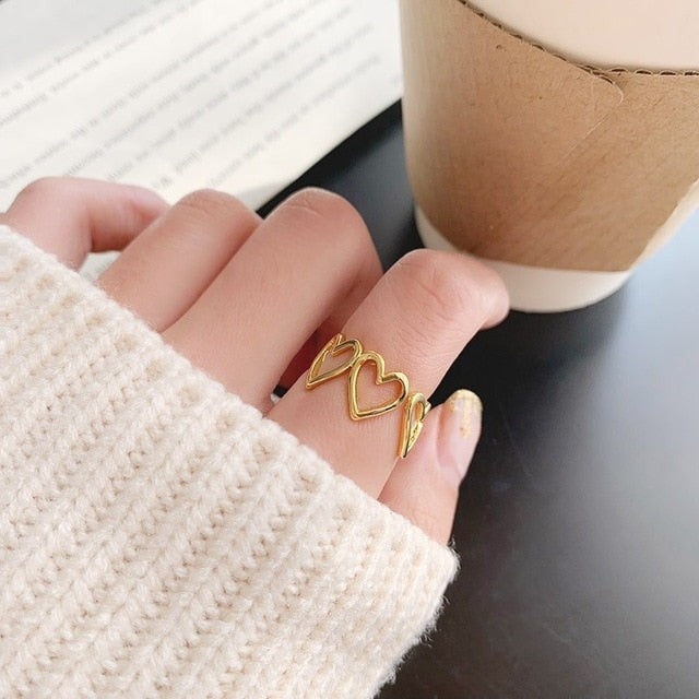 Rings Classy Fashionable Simple Vintage Design Silver Color     ID A113- 1131 - foxberryparkproducts