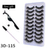 10Pairs 3D Mink Eyelashes Makeup Natural Long False Eyelashes Dramatic Lashes Extension HandMade Fake Eyelash maquiagem - foxberryparkproducts
