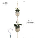 Handmade Macrame Plant Hanger - foxberryparkproducts