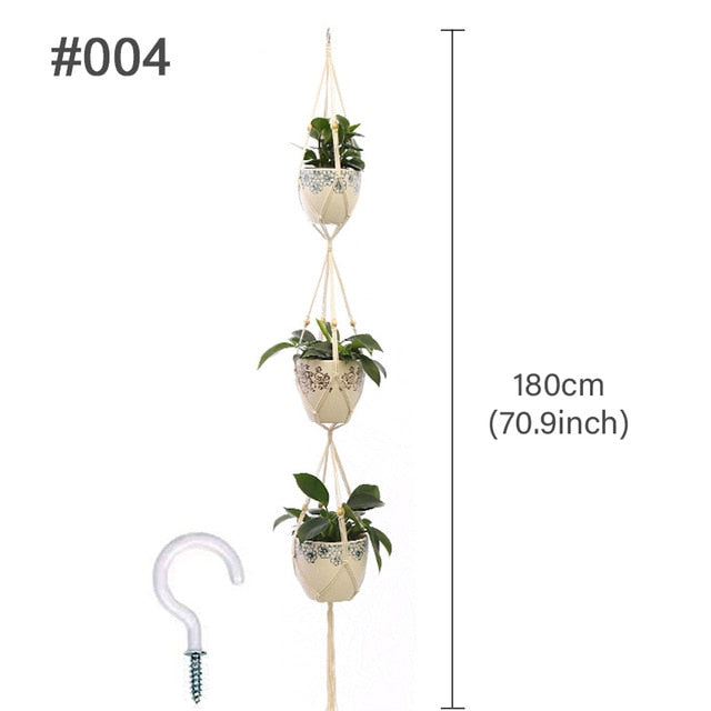 Handmade Macrame Plant Hanger - foxberryparkproducts