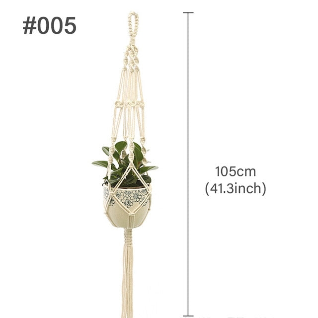 Handmade Macrame Plant Hanger - foxberryparkproducts