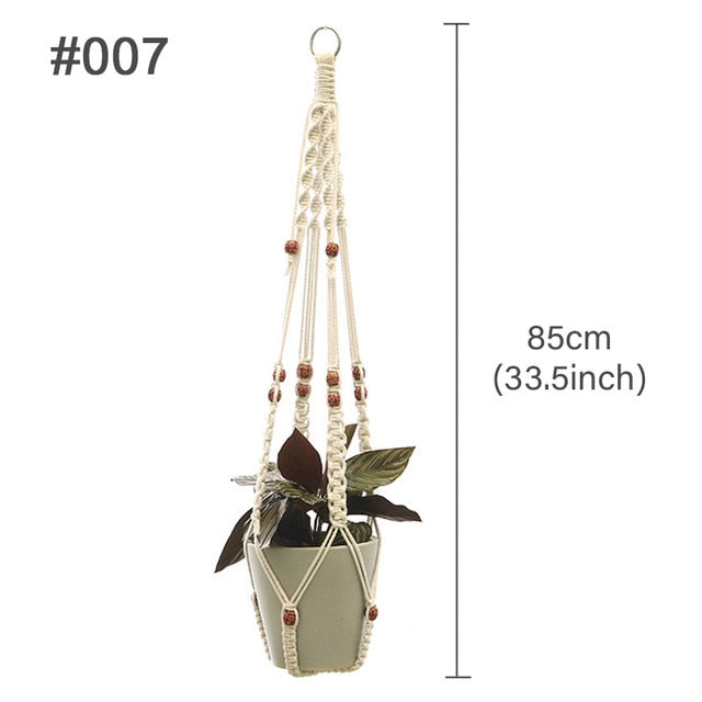 Handmade Macrame Plant Hanger - foxberryparkproducts