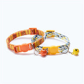UFBemo 2pcs Pack Cat Personalized Breakaway with Bell Necklace Collar Adjustable Pet Products ID tag for Small Dog Puppy - foxberryparkproducts