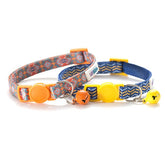 UFBemo 2pcs Pack Cat Personalized Breakaway with Bell Necklace Collar Adjustable Pet Products ID tag for Small Dog Puppy - foxberryparkproducts