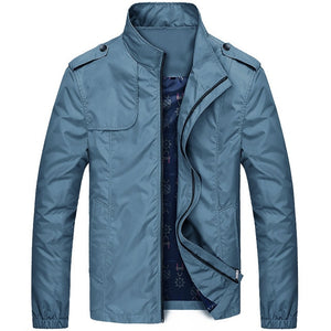 Classy Spring Autumn Casual Solid Fashion Slim Bomber Jacket - foxberryparkproducts