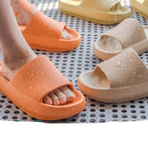 Women Thick Platform Slippers Summer Beach Eva Soft Sole Slide Sandals Leisure Men Ladies Indoor Bathroom Anti-slip Shoes - foxberryparkproducts