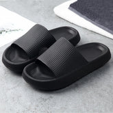 Women Thick Platform Slippers Summer Beach Eva Soft Sole Slide Sandals Leisure Men Ladies Indoor Bathroom Anti-slip Shoes - foxberryparkproducts