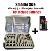 Save All Of Your Different Batteries In This Perfect Portable Storage Box With Tester - foxberryparkproducts