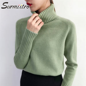 SURMIITRO Cashmere Knitted Sweater - foxberryparkproducts