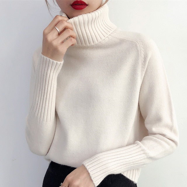 SURMIITRO Cashmere Knitted Sweater - foxberryparkproducts