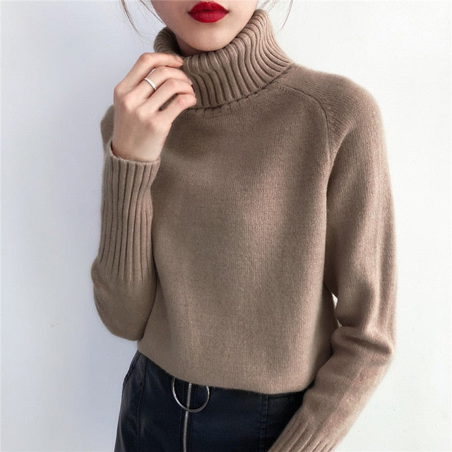 SURMIITRO Cashmere Knitted Sweater - foxberryparkproducts