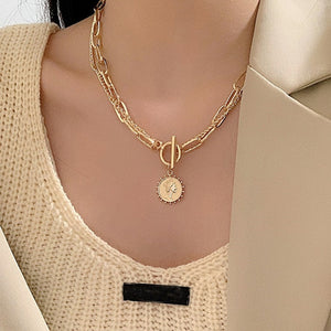 Necklace  Classy Fashion Asymmetric Lock              ID A112 - 1139 - foxberryparkproducts