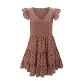 Summer Dress 2021 Women Ruffle Spring  Street Sexy Casual - foxberryparkproducts