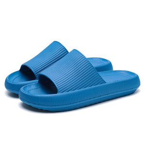 Women Thick Platform Slippers Summer Beach Eva Soft Sole Slide Sandals Leisure Men Ladies Indoor Bathroom Anti-slip Shoes - foxberryparkproducts