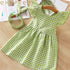 Baby Girls Dresses Summer Dresses  Kids Sleeveless Cute Umbrella Print O-neck A-line Dress - foxberryparkproducts