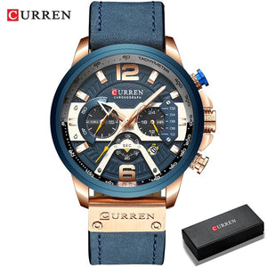 Casual Sport Watches for Men Blue Top Brand ONLY $39.95 - foxberryparkproducts