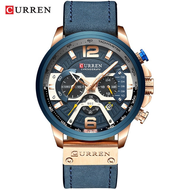 Casual Sport Watches for Men Blue Top Brand ONLY $39.95 - foxberryparkproducts