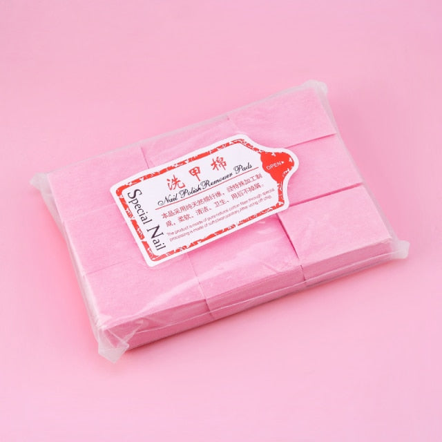 Lint-Free Nail Polish Remover Cotton Wipes - foxberryparkproducts