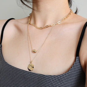 Necklace Butterfly Choker Fashionable Golden Chain Layered    ID  A112 - 1151 - foxberryparkproducts