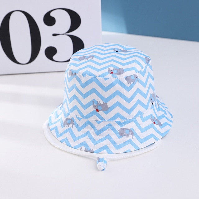 Children Hat Summer Printing Cap For Boys And Girls Kids Sun Caps Cartoon Baby Hats 6 months to 8 years - foxberryparkproducts
