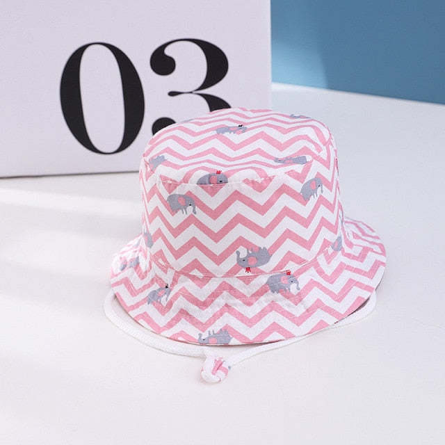 Children Hat Summer Printing Cap For Boys And Girls Kids Sun Caps Cartoon Baby Hats 6 months to 8 years - foxberryparkproducts