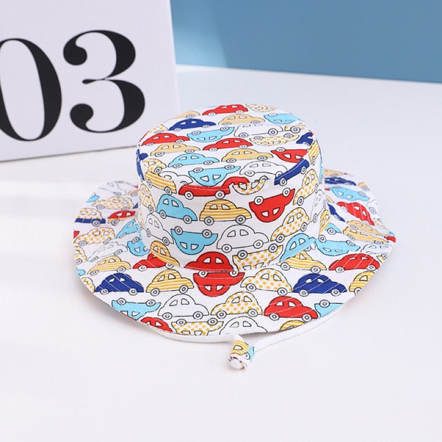 Children Hat Summer Printing Cap For Boys And Girls - foxberryparkproducts