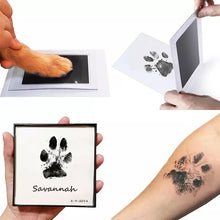 Load image into Gallery viewer, Safe Non-toxic Baby Footprints Handprint No Touch Skin Inkless Ink Pads Kits for 0-6 months Newborn Pet Dog Paw Prints Souvenir - foxberryparkproducts
