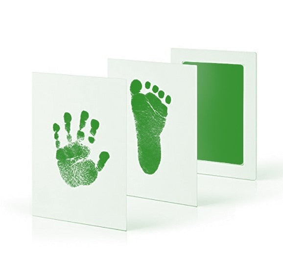 Safe Non-toxic Baby Footprints Handprint No Touch Skin Inkless Ink Pads Kits for 0-6 months Newborn Pet Dog Paw Prints Souvenir - foxberryparkproducts