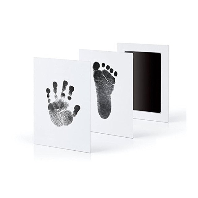 Safe Non-toxic Baby Footprints Handprint No Touch Skin Inkless Ink Pads Kits for 0-6 months Newborn Pet Dog Paw Prints Souvenir - foxberryparkproducts