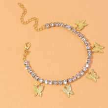 Load image into Gallery viewer, Anklet-Bracelet  Fashion Heart Rhinestone           ID A114 - 1140 - foxberryparkproducts
