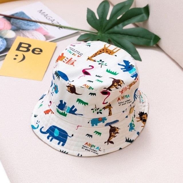 Children Hat Summer Printing Cap For Boys And Girls - foxberryparkproducts