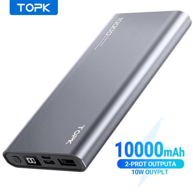 TOPK I1006P Power Bank 10000mAh Portable Charger - foxberryparkproducts