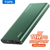 TOPK I1006P Power Bank 10000mAh Portable Charger - foxberryparkproducts