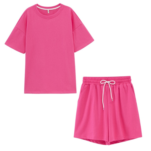 Toppies Summer Tracksuits Womens Two Peices Set Leisure Outfits - foxberryparkproducts
