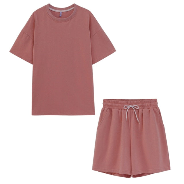 Toppies Summer Tracksuits Womens Two Peices Set Leisure Outfits - foxberryparkproducts
