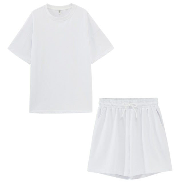 Toppies Summer Tracksuits Womens Two Peices Set Leisure Outfits - foxberryparkproducts