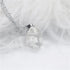 Chic Transparent Resin Rould Ball Moon Pendant Necklace - foxberryparkproducts