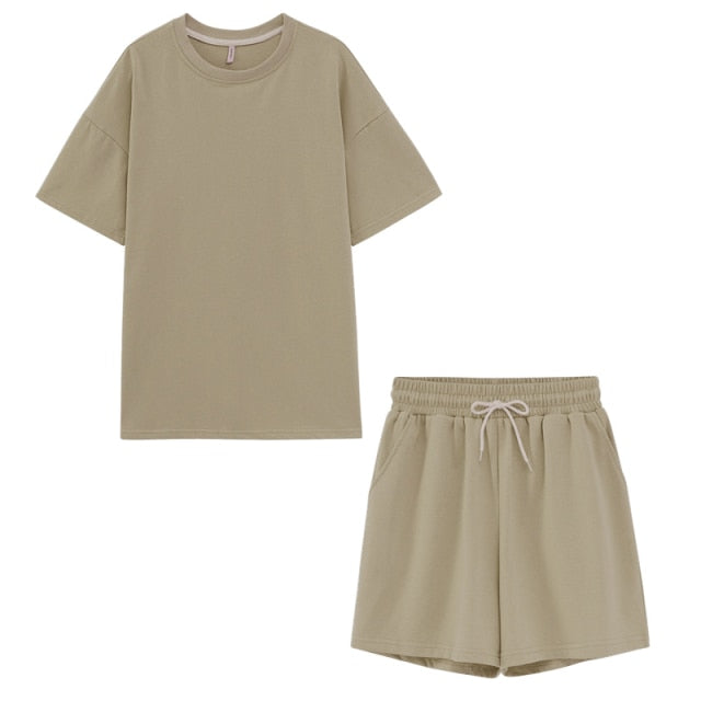 Toppies Summer Tracksuits Womens Two Peices Set Leisure Outfits - foxberryparkproducts