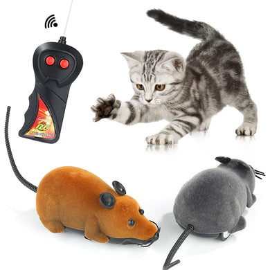 Cat Funny Toys Remote Control Wireless Electronic Rat Mouse Pet Cat Mice Toy Pet Cat Interesting Gifts Interactive Cat Toys - foxberryparkproducts